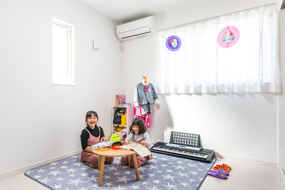 東京都八王子市：太陽光発電システム／子供部屋