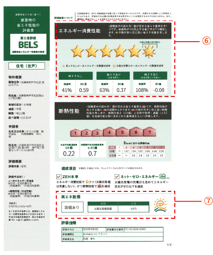 省エネ性能評価書